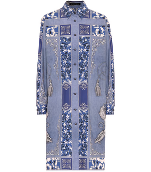 Etro Oversized Printed Cotton Shirtdress