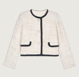 Ba&sh Fedji Cotton-Blend Tweed Jacket