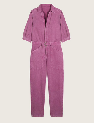 Ba&sh Frida Chambray Utility Jumpsuit