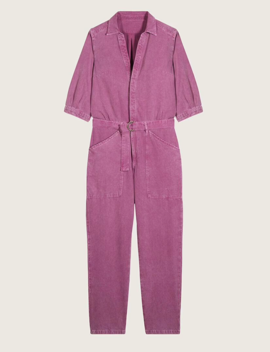 Ba&sh Frida Chambray Utility Jumpsuit