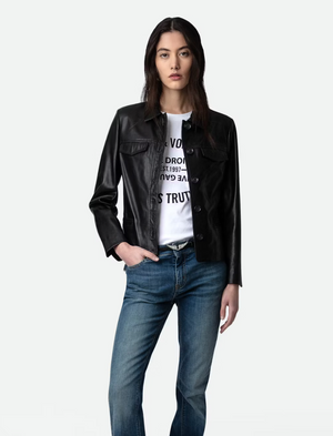 Zadig & Voltaire Liam Leather Jacket - Current Collection
