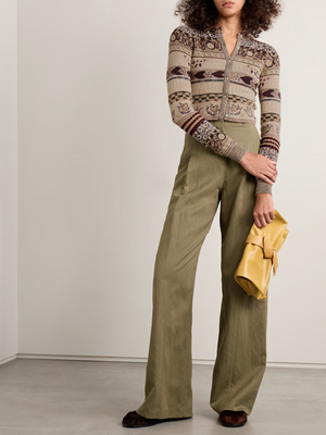 Ulla Johnson Liza Jacquard Knit Cardigan