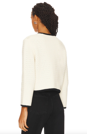 Nili Lotan Perah Wool Knit Cardigan