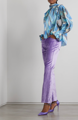 Emilio Pucci Onde Printed Cotton Voile Blouse