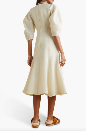 Chloé Wool and Cashmere-Blend Midi Dress