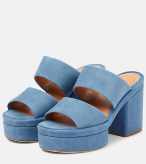Chloé Odina Suede Platform Sandals