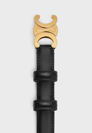 Celine Small Triomphe Leather Belt