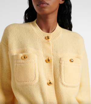 Prada Multi-Pocket Oversized Cashmere Cardigan