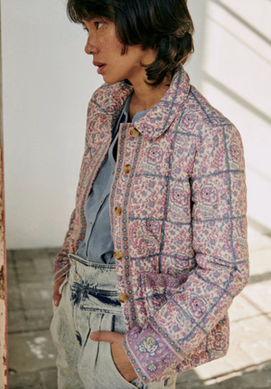 Sézane x SEA NY William Printed Cotton Jacket