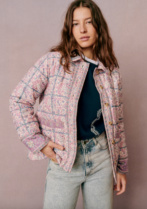 Sézane x SEA NY William Printed Cotton Jacket