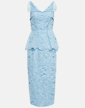 Emilia Wickstead Maesa Lace Midi Dress