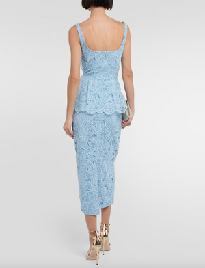 Emilia Wickstead Maesa Lace Midi Dress