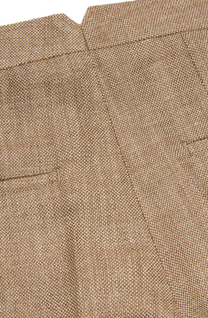 Knatchbull Straight Leg Trousers in Hopsack Mesh