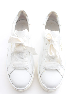 Hogan Pearl-Embellished Leather Sneakers