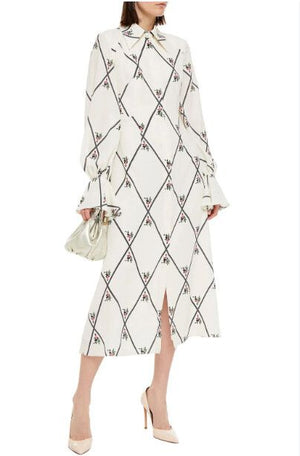 Emilia Wickstead Elsia Printed Midi Dress