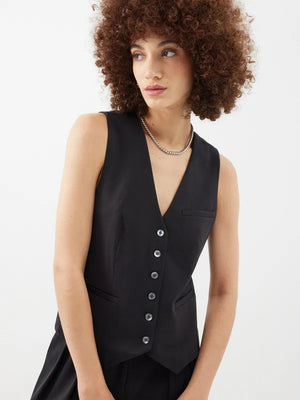 Staud Brett Twill Waistcoat