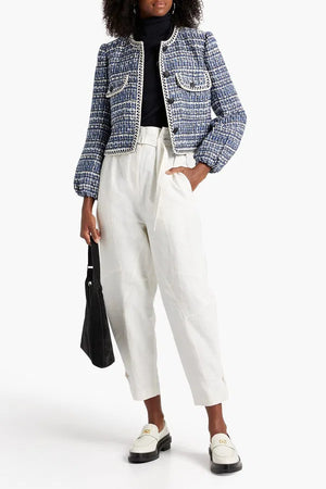 Veronica Beard Brim Cotton-Blend Tweed Jacket