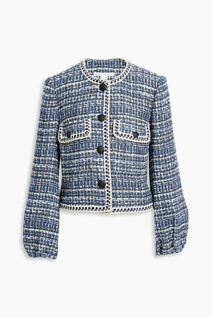 Veronica Beard Brim Cotton-Blend Tweed Jacket