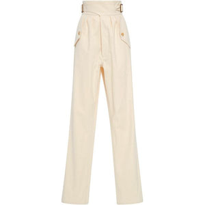 Rosie Assoulin Safari Buckled Cotton Trousers