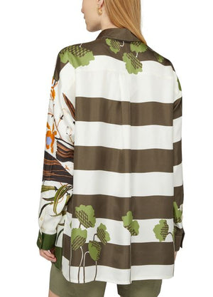 LOEWE + Paula's Ibiza Printed Silk Twill Shirt