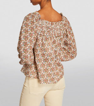 Dôen Agotha Organic Cotton Floral Printed Top