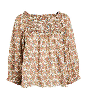 Dôen Agotha Organic Cotton Floral Printed Top