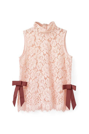 Ganni Duval Lace Sleeveless Top