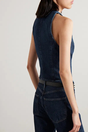 Agolde Heller Recycled Denim Vest