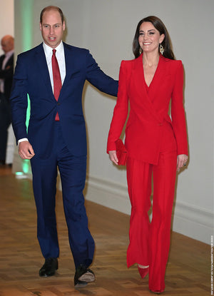 Alexander McQueen Asymmetric Tailored Crepe Suit Jacket (co-ordinating item)