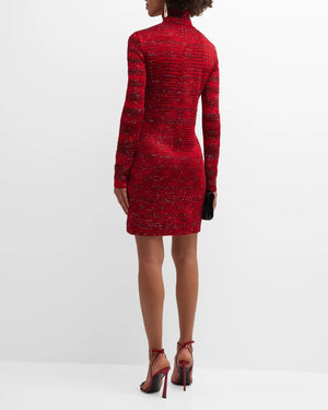 Missoni Sequin-Embellished Turtleneck Knit Mini Dress