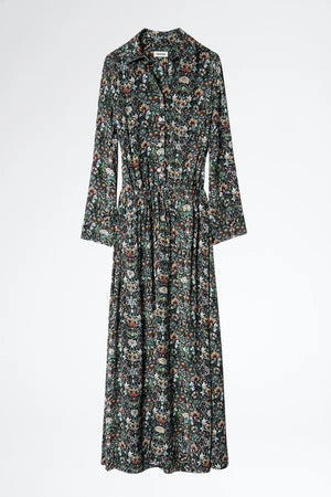 Zadig & Voltaire Radia Kaleido Printed Maxi Dress