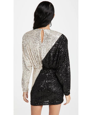 ROTATE Billie Sequin-Embellished Mini Dress