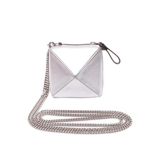 Valentino Rockstud Leather Chain Strap Coin Purse