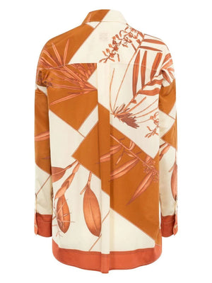 LOEWE + Paula's Ibiza Printed Silk and Cotton-Blend Shirt
