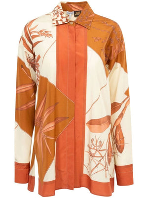 LOEWE + Paula's Ibiza Printed Silk and Cotton-Blend Shirt
