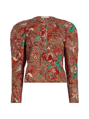 Ulla Johnson Esti Printed Quilted Cotton Jacket