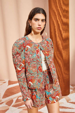 Ulla Johnson Esti Printed Quilted Cotton Jacket
