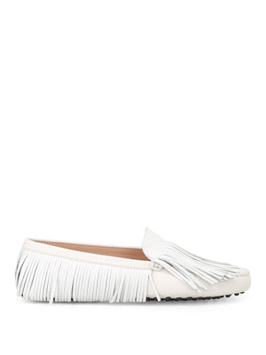 Tod's Gommini Fringed Leather Loafers