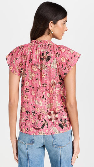 Ulla Johnson Cleo Printed Top