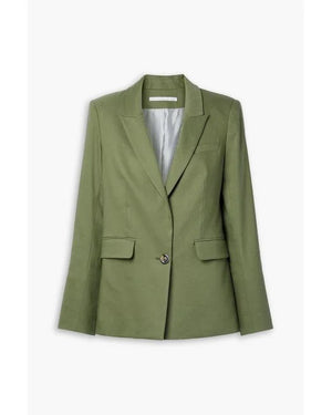 Veronica Beard Sevi Linen-Blend Twill Blazer