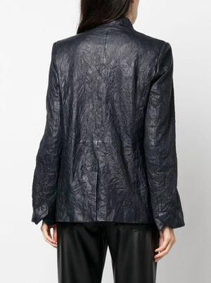 Zadig & Voltaire Verys Crinkled Leather Jacket