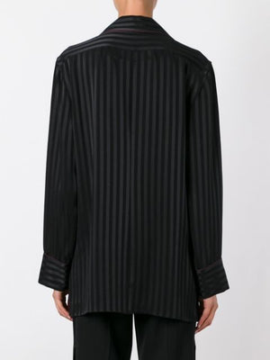 Givenchy Silk Striped Pyjama Style Shirt