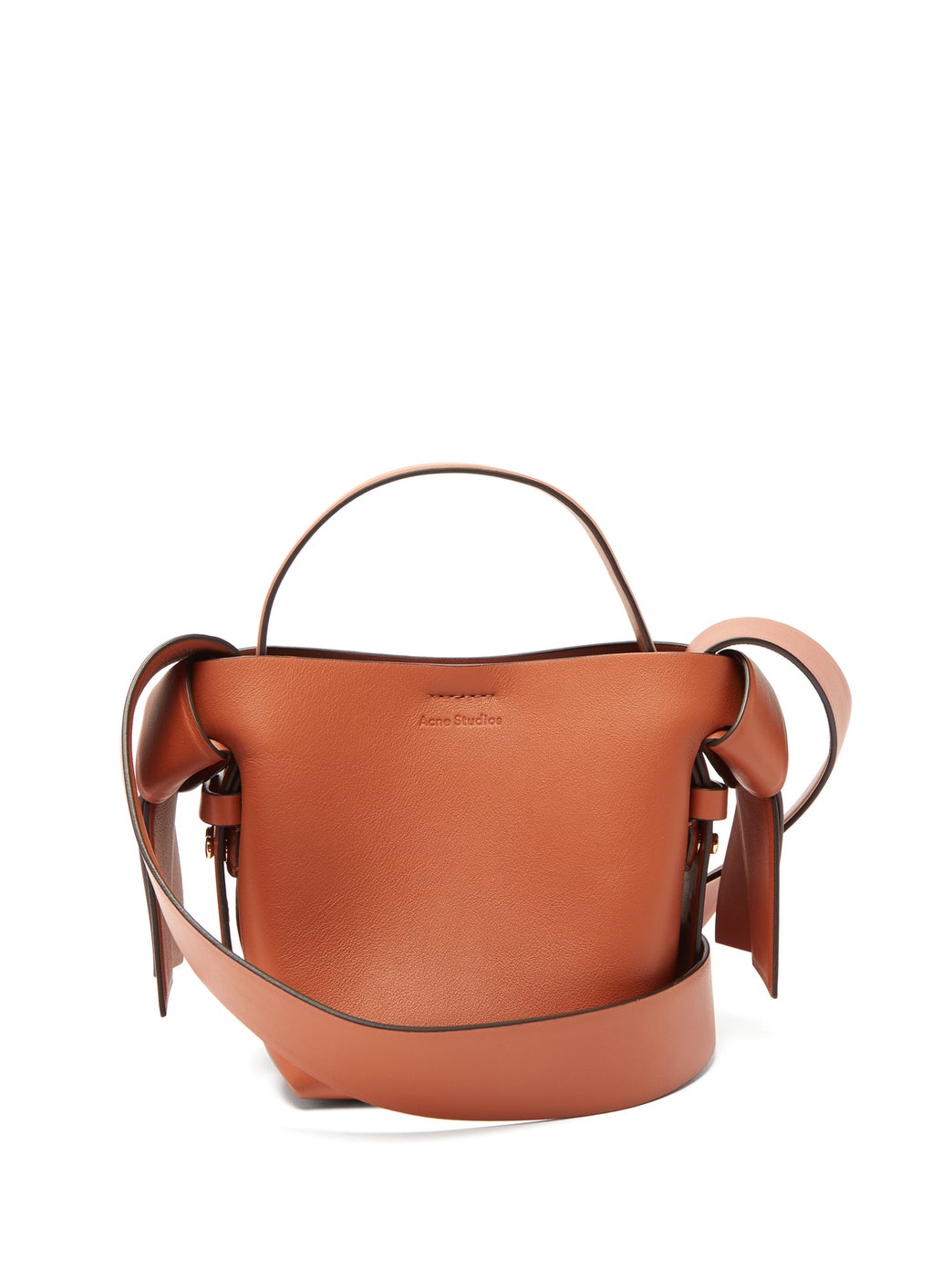 Acne Musubi Micro Knotted Leather Shoulder Bag - Current Season