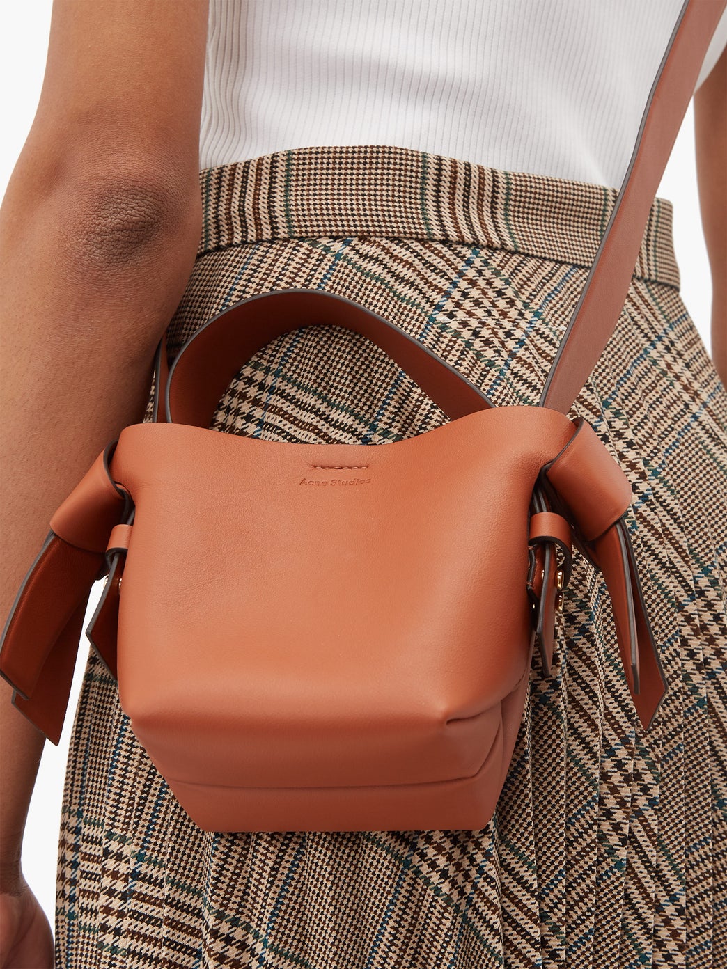 Acne Musubi Micro Knotted Leather Shoulder Bag Current Season