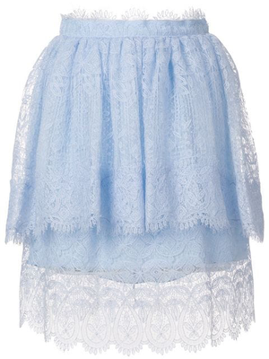 Ermanno Scervino Layered Lace Skirt