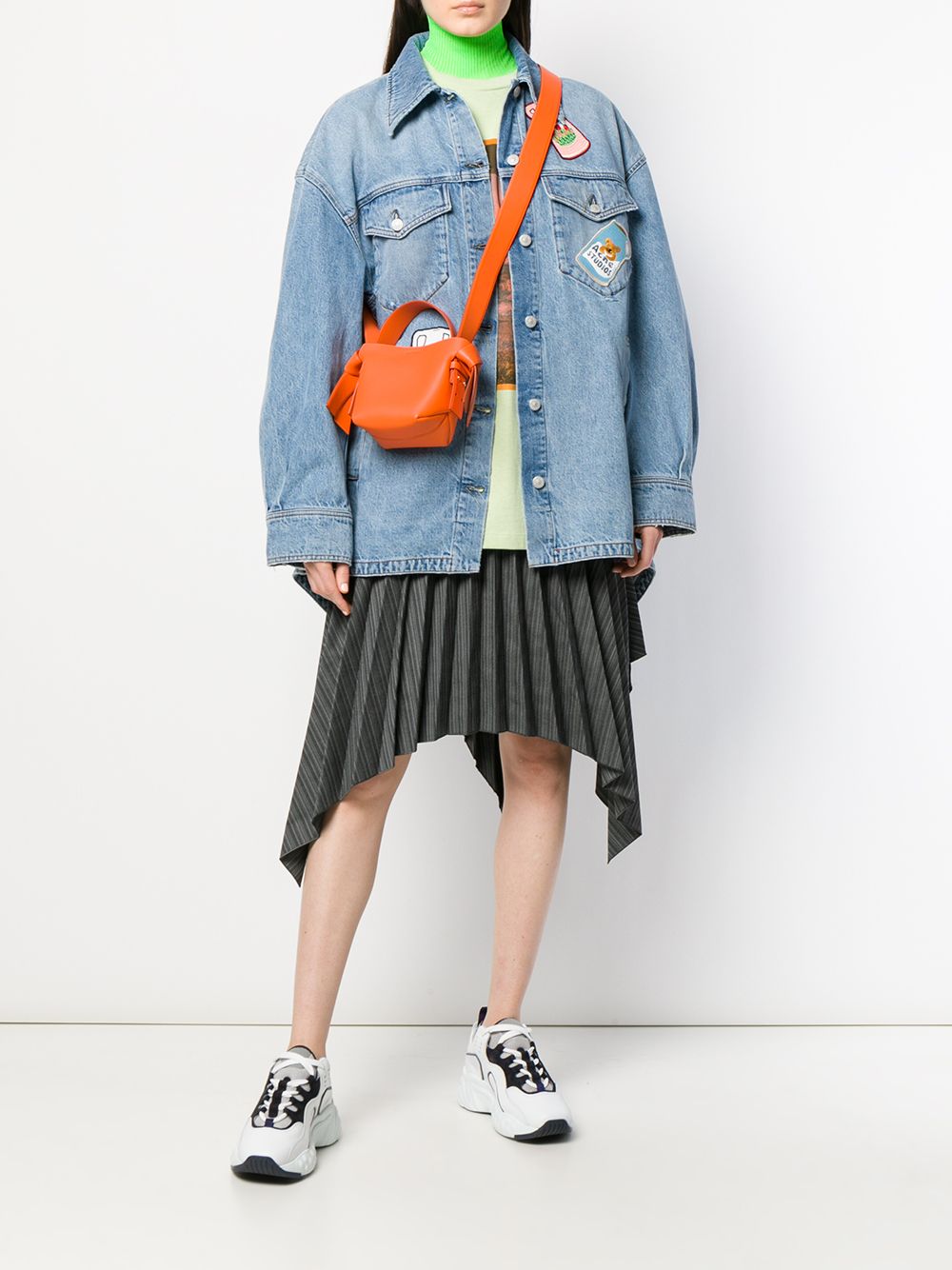 Acne Studios Musubi Micro Knotted Leather Shoulder Bag Closet