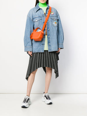 Acne Studios Musubi Micro Knotted Leather Shoulder Bag