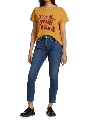 RE/DONE 90s Stretch High Ankle Crop Jeans