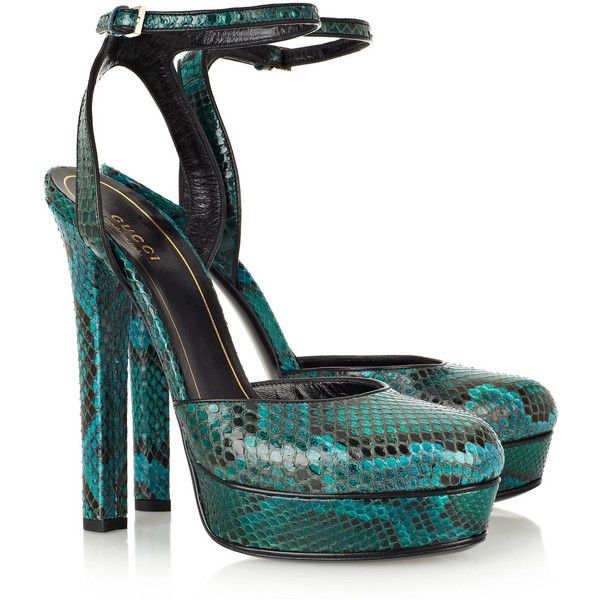 Gucci sales python heels