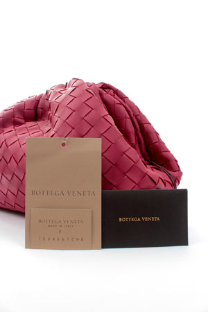 Bottega Veneta The Pouch Large Intrecciato Leather Clutch Bag - Runway Collection